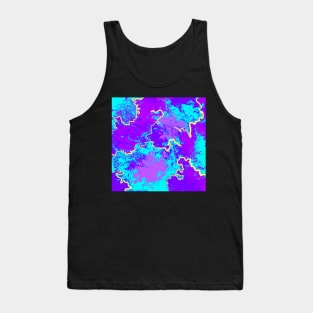 Purple & blue Marble Tank Top